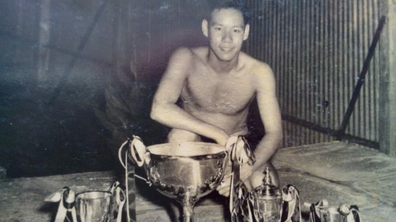 John Gan Champion Swimmer