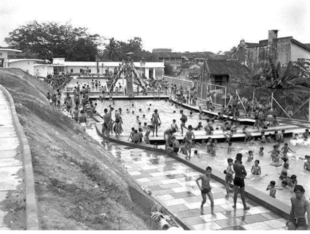 Middle and children's pool